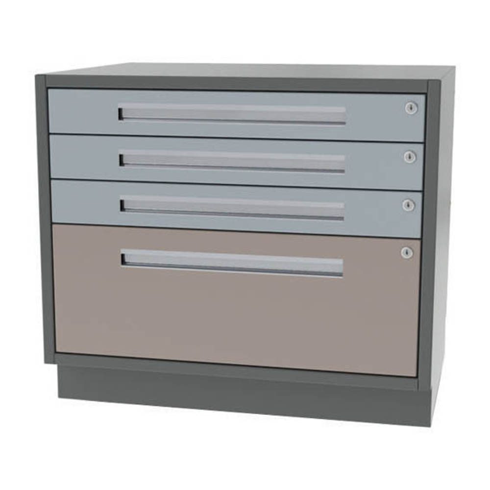 FOUR DRAWER - THREE DRAWER / ONE FILE / WIDE WIDTH CABINET