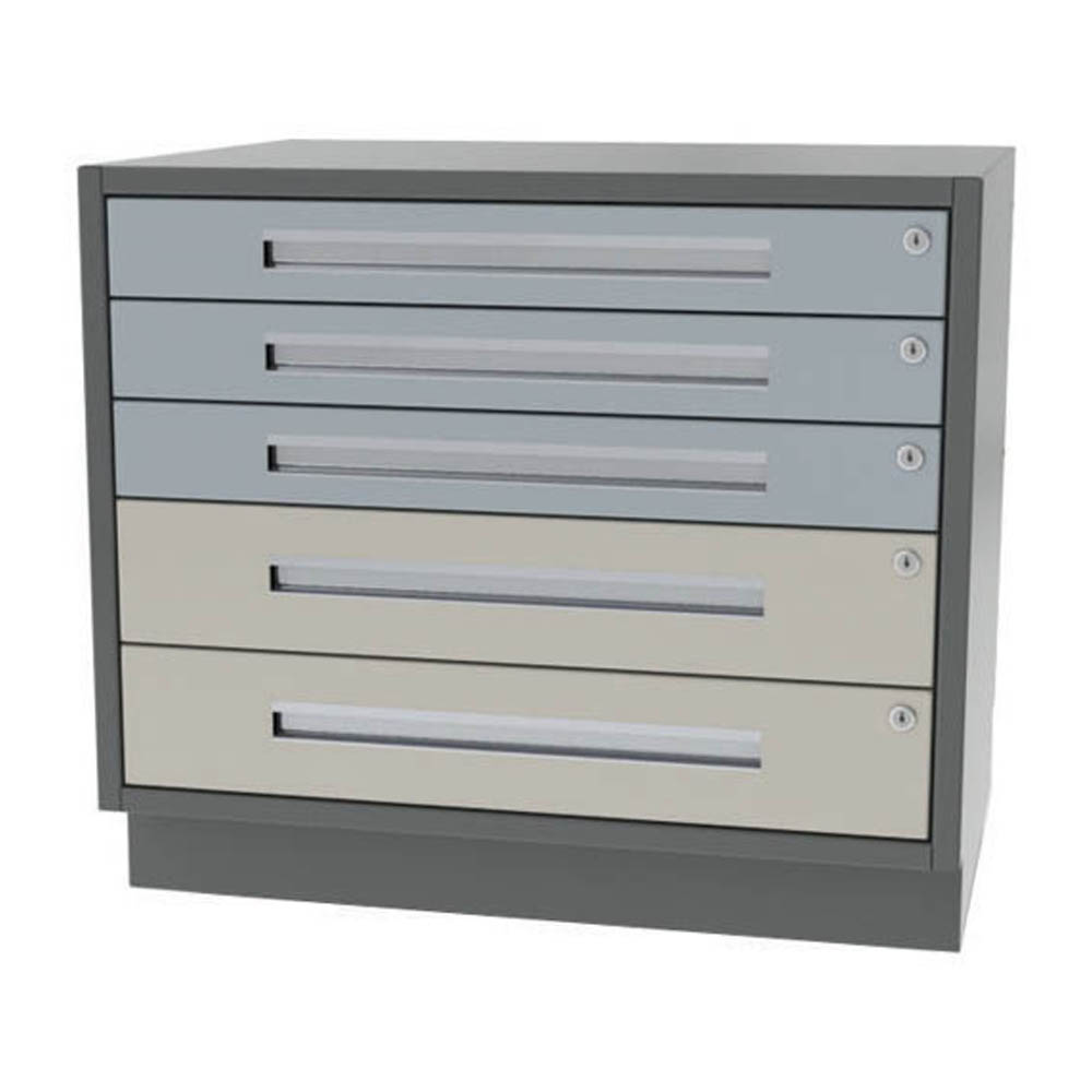 FIVE DRAWER - VARIABLE / WIDE WIDTH CABINET