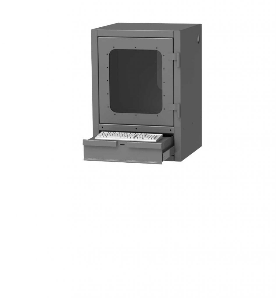 TABLE TOP COMPUTER ENCLOSURE