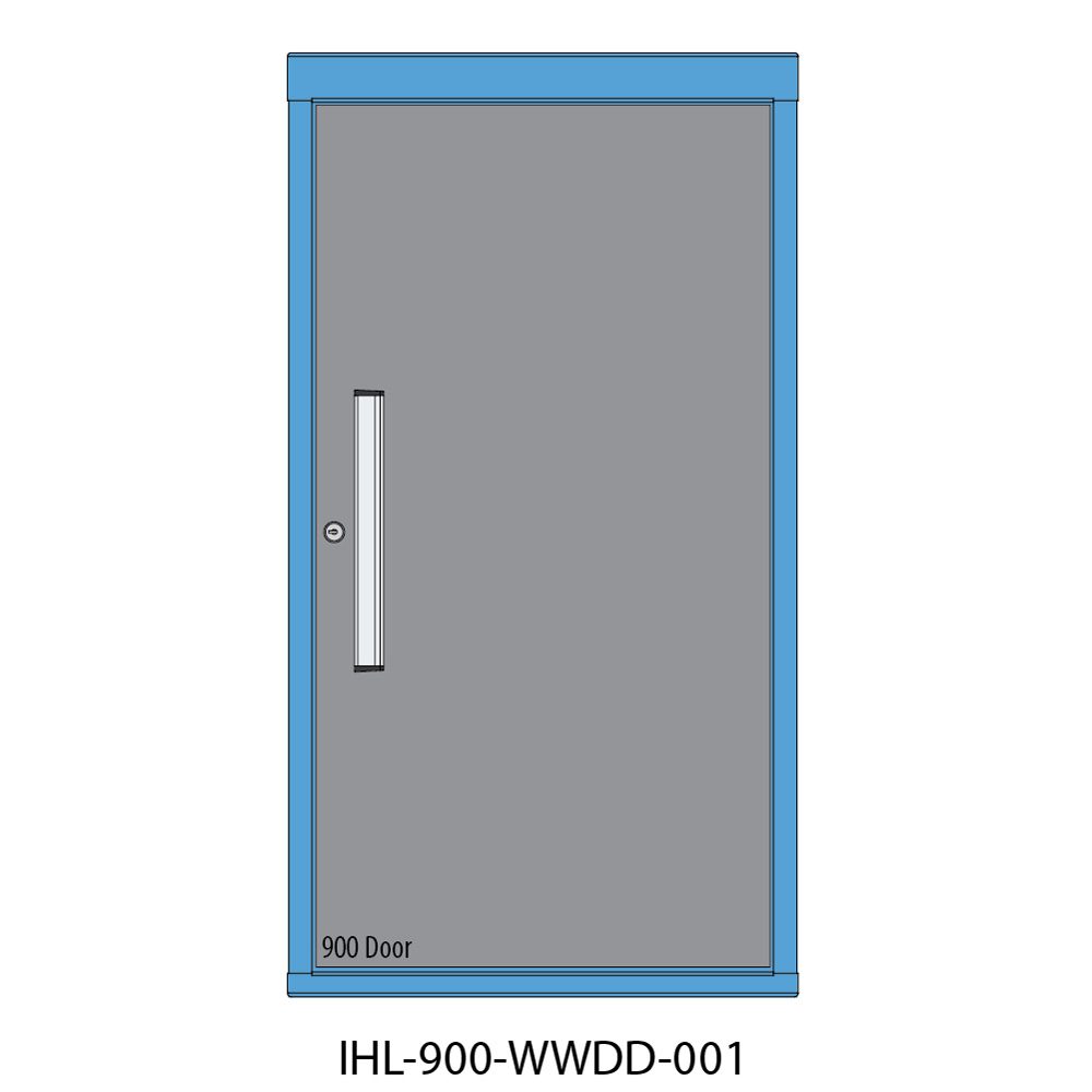 SINGLE DOOR - 40.75"H MODULAR CABINET
