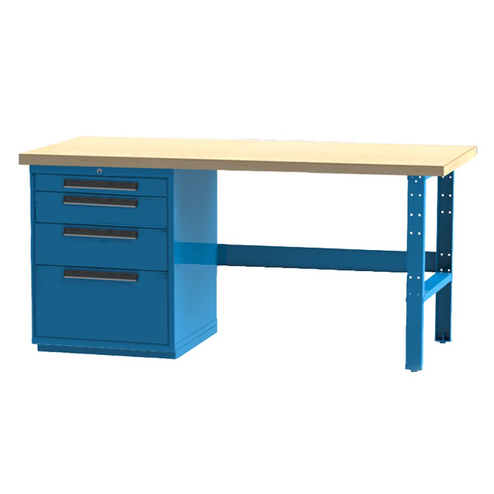 INDUSTRIAL WORKBENCH - 4 DRAWER CABINET