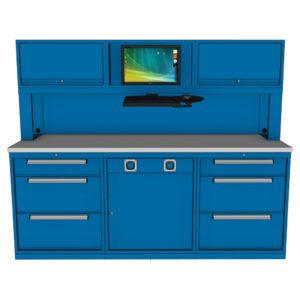 SINGLE BAY - (2) 3 DRAWER / DUAL HOSE CAB